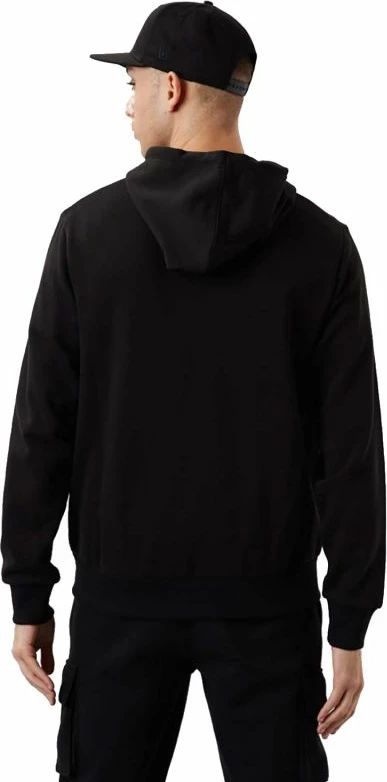 Duks s kapuco in z zadrgo New Era za moške, črn