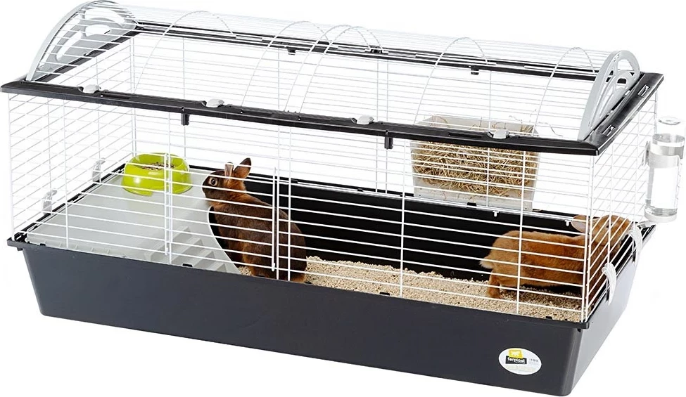 Kletka za zajce in morske prašičke Casita 120 FERPLAST, 1190x580x580 mm, bela