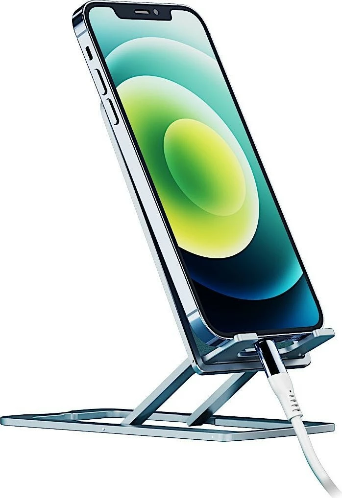 Stojalo za mizo za tablice in telefone do 12 inč, Inter-Tech AC MTS-100, sivo