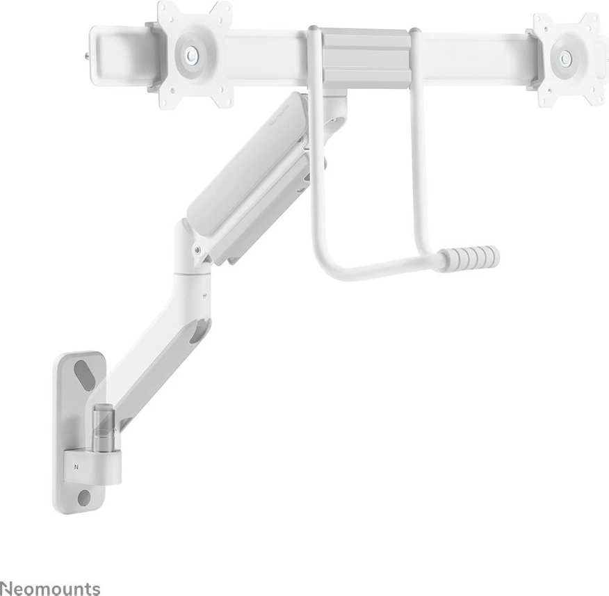 Adapter za steno za nosilec zaslona Neomounts AWL75-450WH, alumin, bel