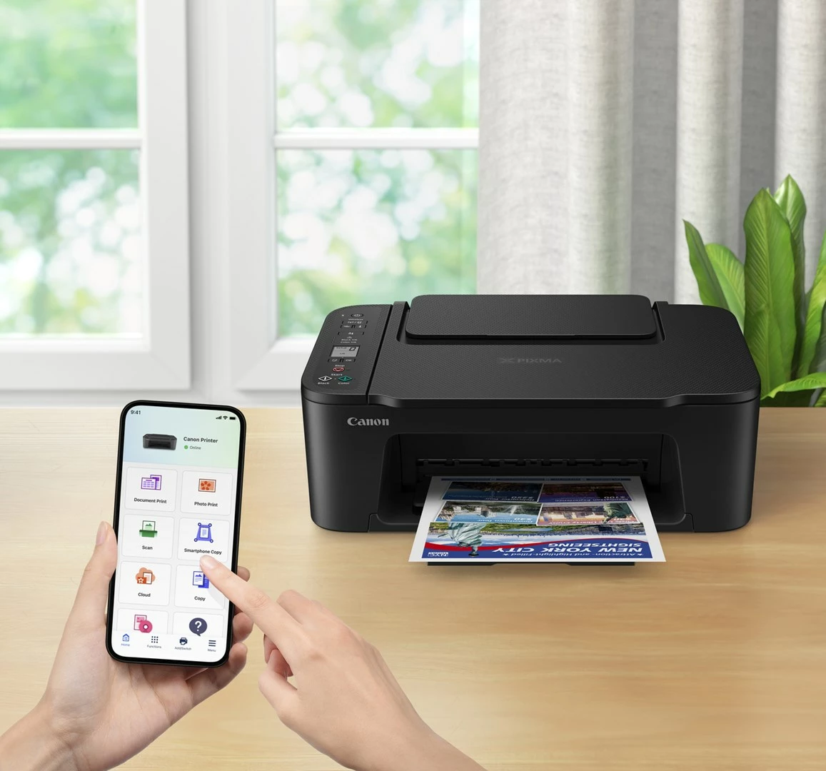 Večfunkcijski brizgalni tiskalnik Canon PIXMA TS3750i, A4, Wi‑Fi, črn