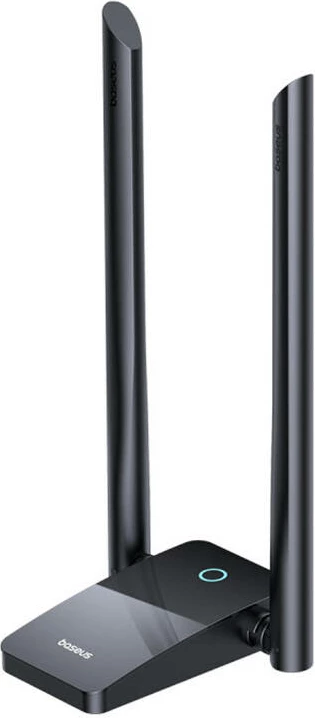 WiFi adapter Baseus FastJoy 1800 Mbps z zunanjima antenama, črn