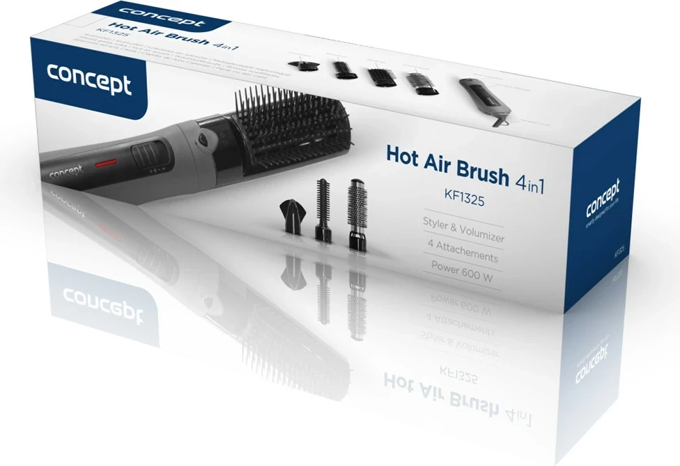 Mlinček za kodranje las CONCEPT KF1325, siva