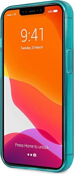 Ovitek za iPhone 13/13 Pro, 6,1", Choupette Head, Karl Lagerfeld KLHCP13LCHTRB, moder z bleščicami