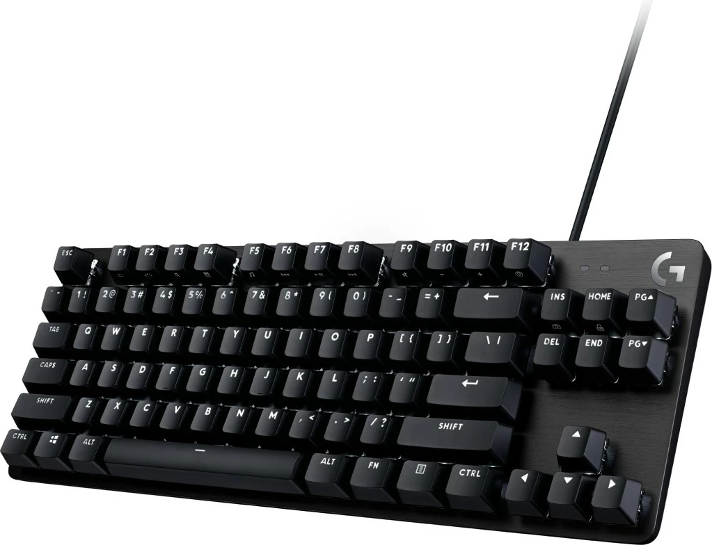Mehanska tipkovnica brez številske tipkovnice Logitech G413 TKL SE, bela LED, črna