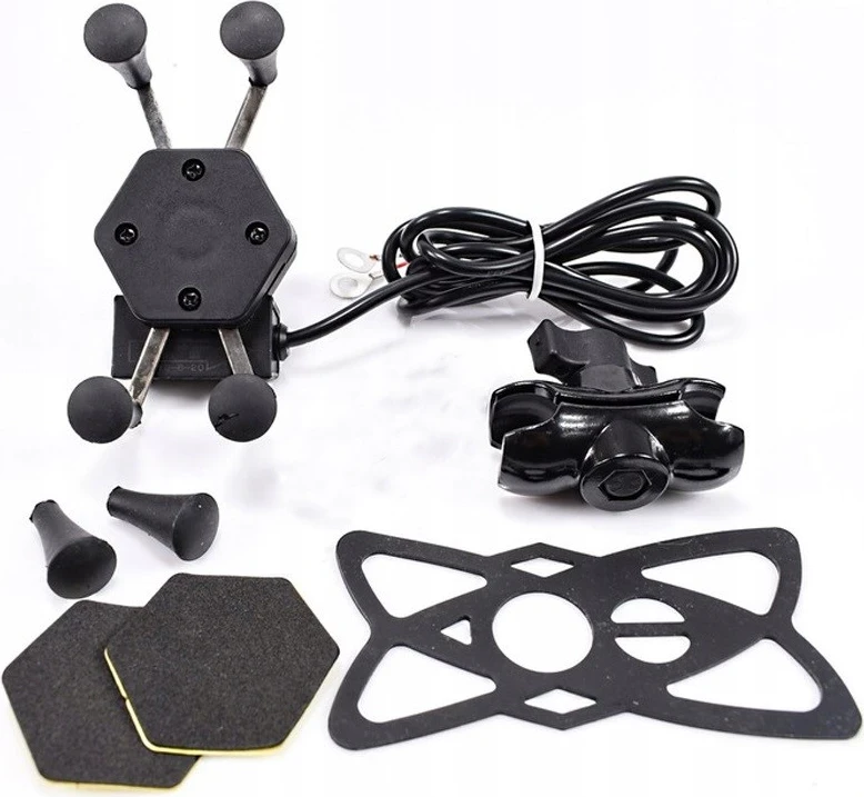 Držalo za telefon za motor FreedConn MC7C + BM2R, črno