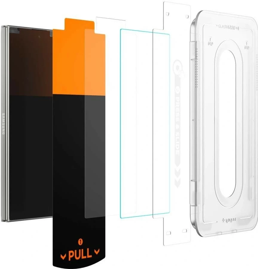 Zaščitno steklo Spigen Glas.TR EZ Fit Pro za Samsung Galaxy Z Fold 7, prozorno