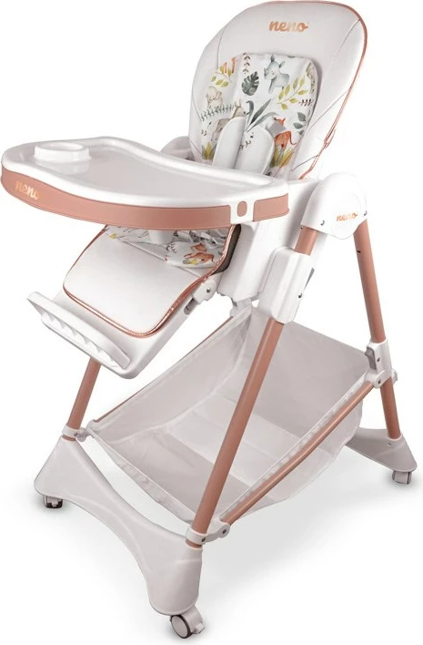 Multifunkcijski stol za hranjenje Neno Sedi White, bel