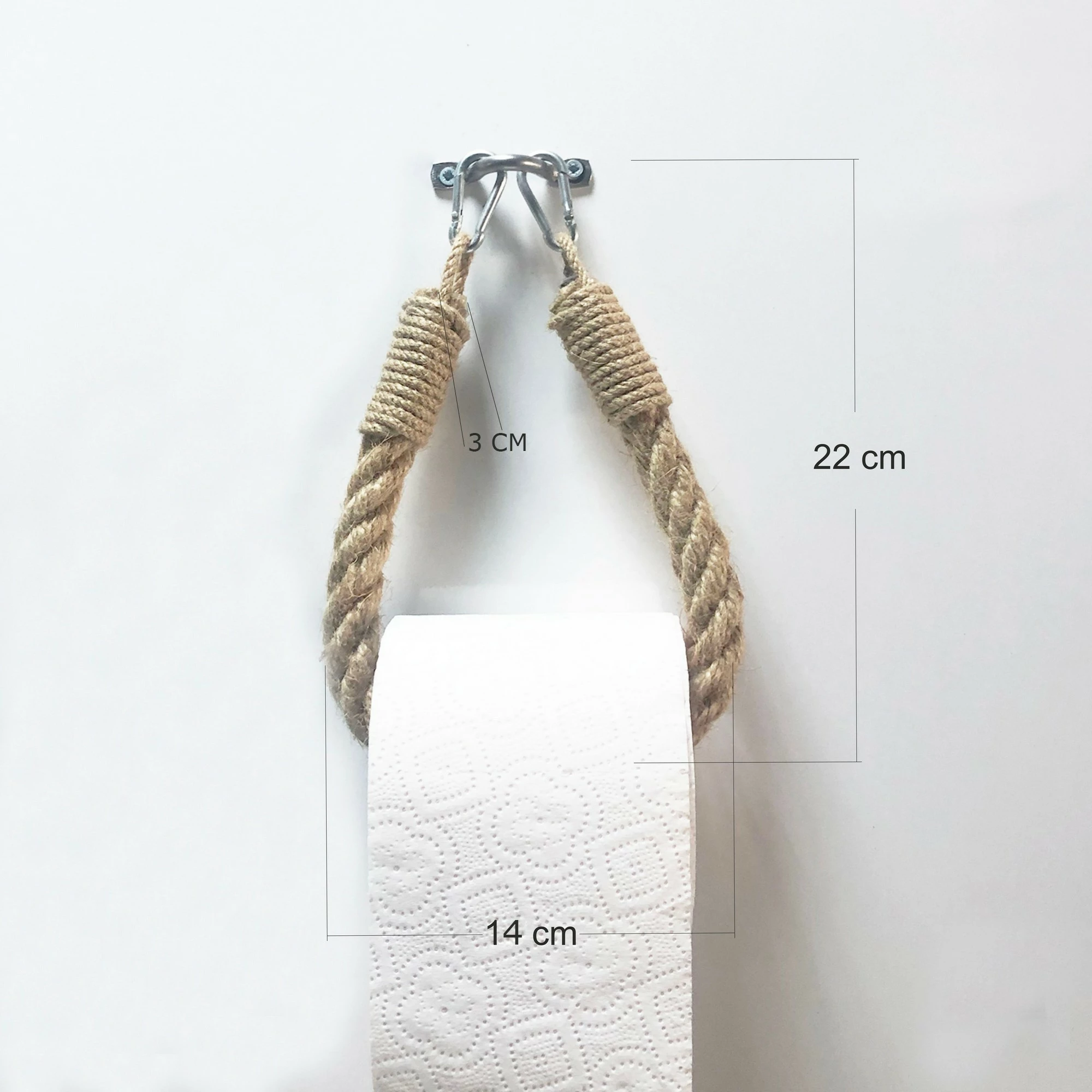 Držalo toaletnega papirja Aberto Design, gorčica, Boruraf111