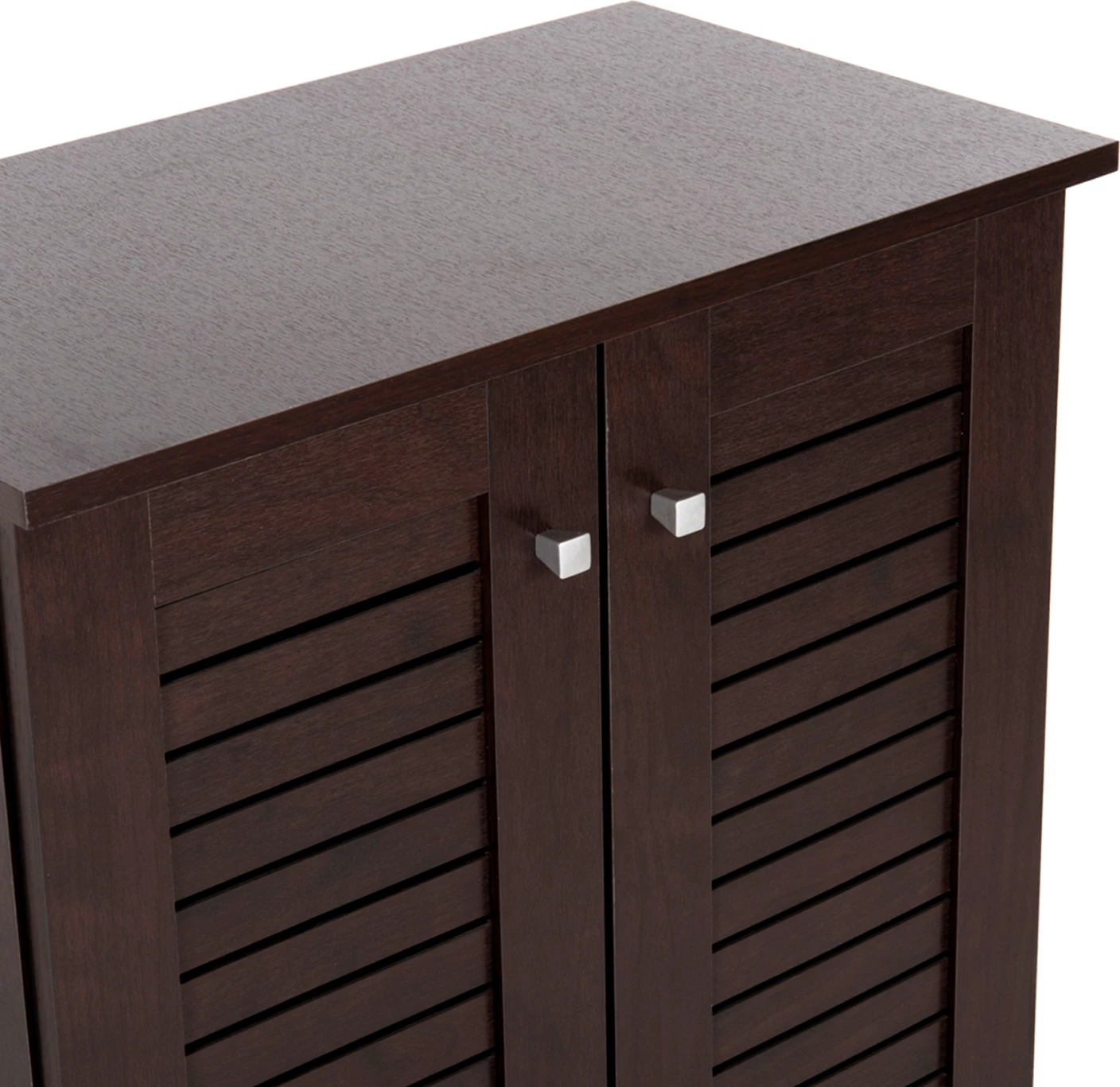 Omara za čevlje PROLLY FH9608.01 melamin v barvi wenge - 2 vrata - 4 police 60x34x88H cm