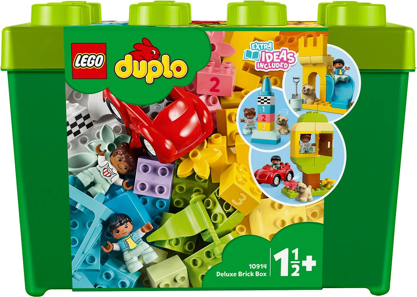 Komplet kock LEGO DUPLO Classic Deluxe Brick Box 10914, 85 kosov, večbarven