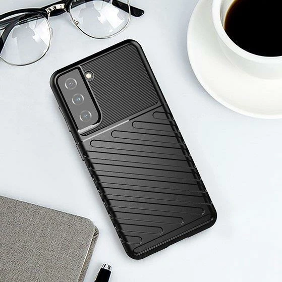 Ovitek za telefon Hurtel Thunder Case za Samsung Galaxy A14 5G, črn