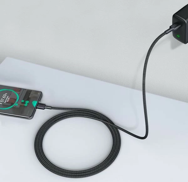 Kabel USB-C na USB-C, AUKEY CB-CD45, 0,9 m, 60 W, črn