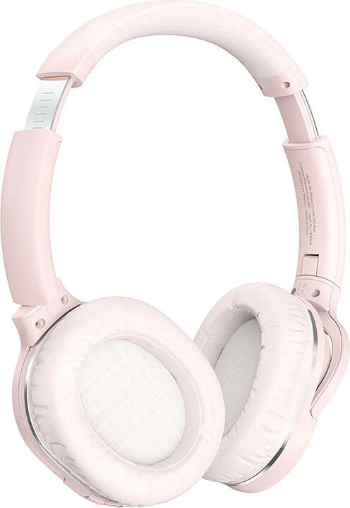 Slušalke čez uho brezžične, Baseus Encok D02 Pro NGD02-C01, Bluetooth 5.0, 40 ur baterije, 40 mm zvočniki, zložljive, rožnate