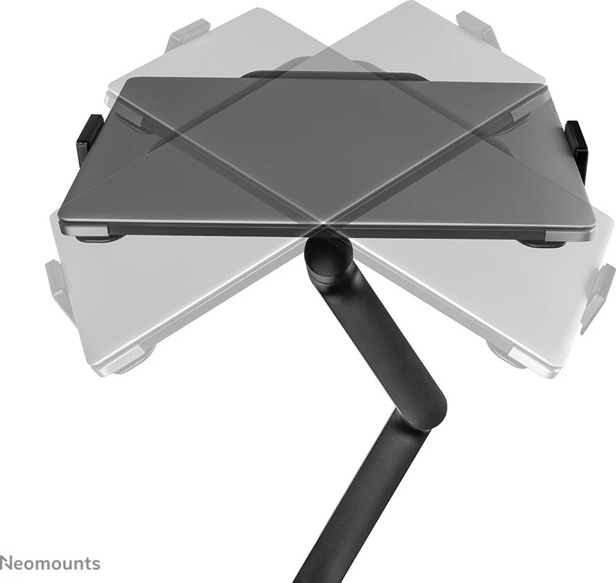 Nagibno ročno držalo za mizo za monitor in prenosnik, Neomounts DS20-425BL2, 27", črno