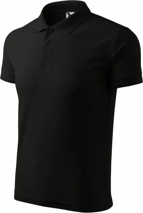 Polo majica Adler za moške, črna