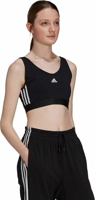 Športni nedrček za ženske adidas, črn