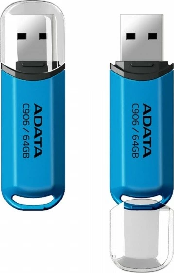 USB ključek 64GB, Adata C906, USB 2.0, moder