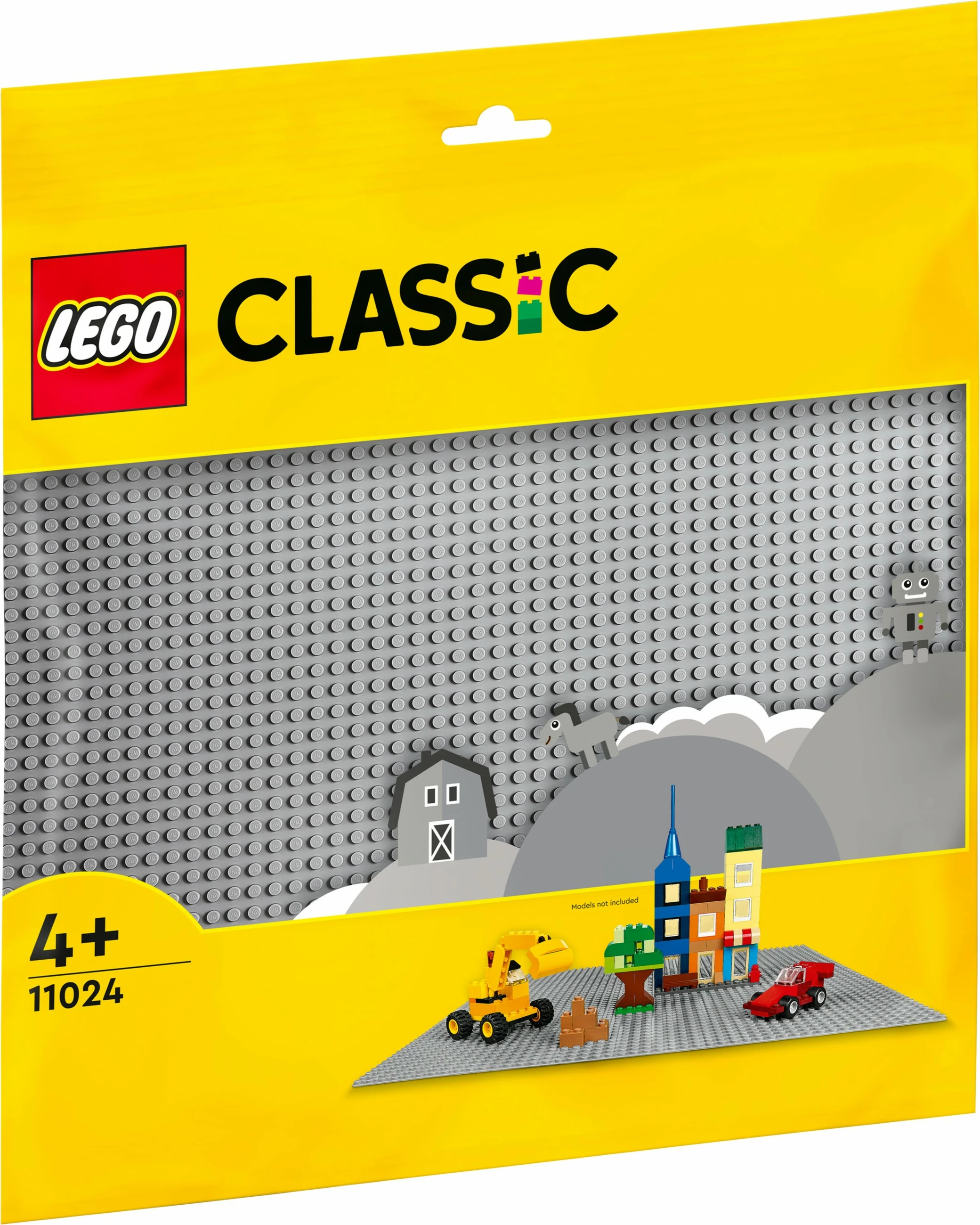 Osnovna plošča za gradnjo 48x48 mest LEGO Classic siva, plastika, večbarvna