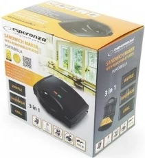 Večfunkcijski toaster, 700 W, črn Esperanza EKT006K