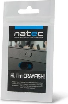 Pokrovček za kamero Natec Crayfish, 3-pack, črn