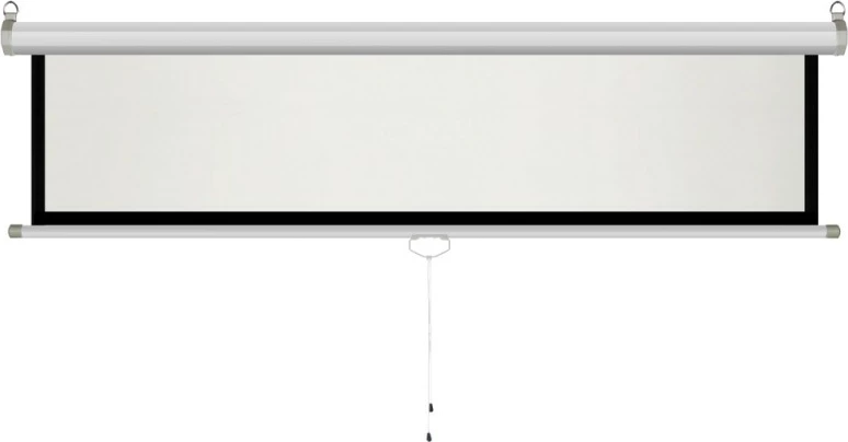 Projekcijski zaslon ART ER M96 1:1, 96", 244x244 cm, ročni, bel