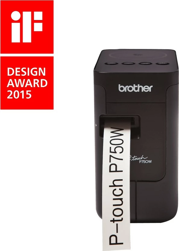 Printer etiket Brother PT-P750W, Wi-Fi in USB, črn