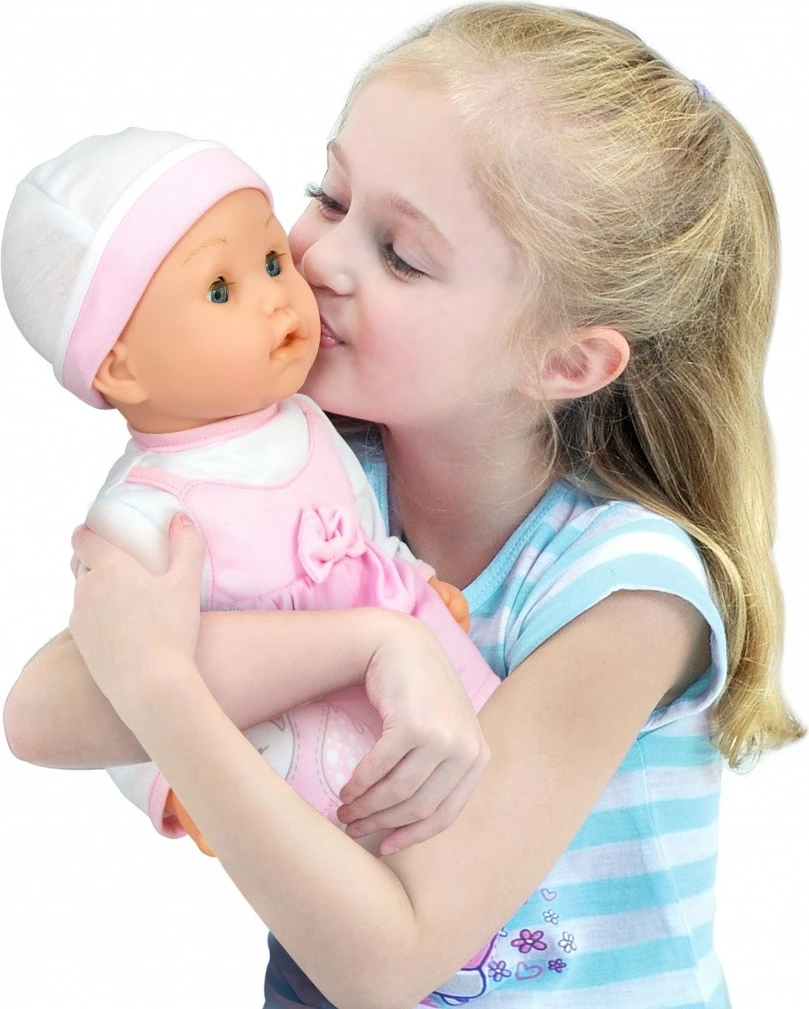 Interaktivna punčka Natalia Rozkoszny, Artyk, 40 cm, z dodatki, rožnata