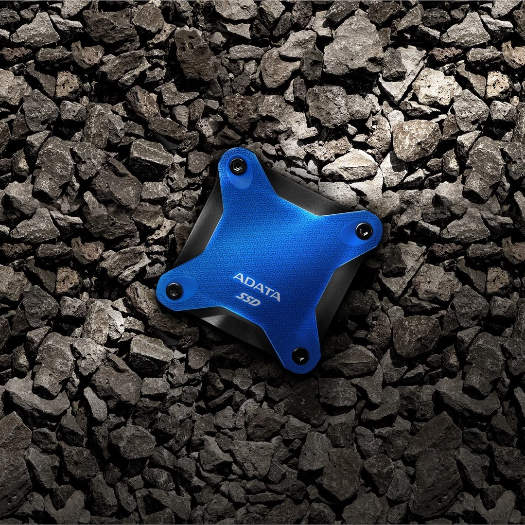 Zunanji trdi disk 1 TB ADATA SD620, moder