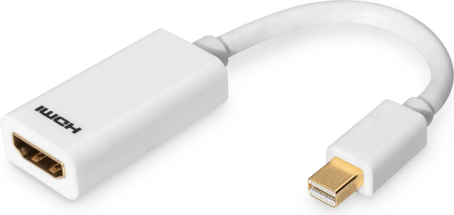 Adapter Mini DisplayPort na HDMI Digitus, 0,15 m, bel