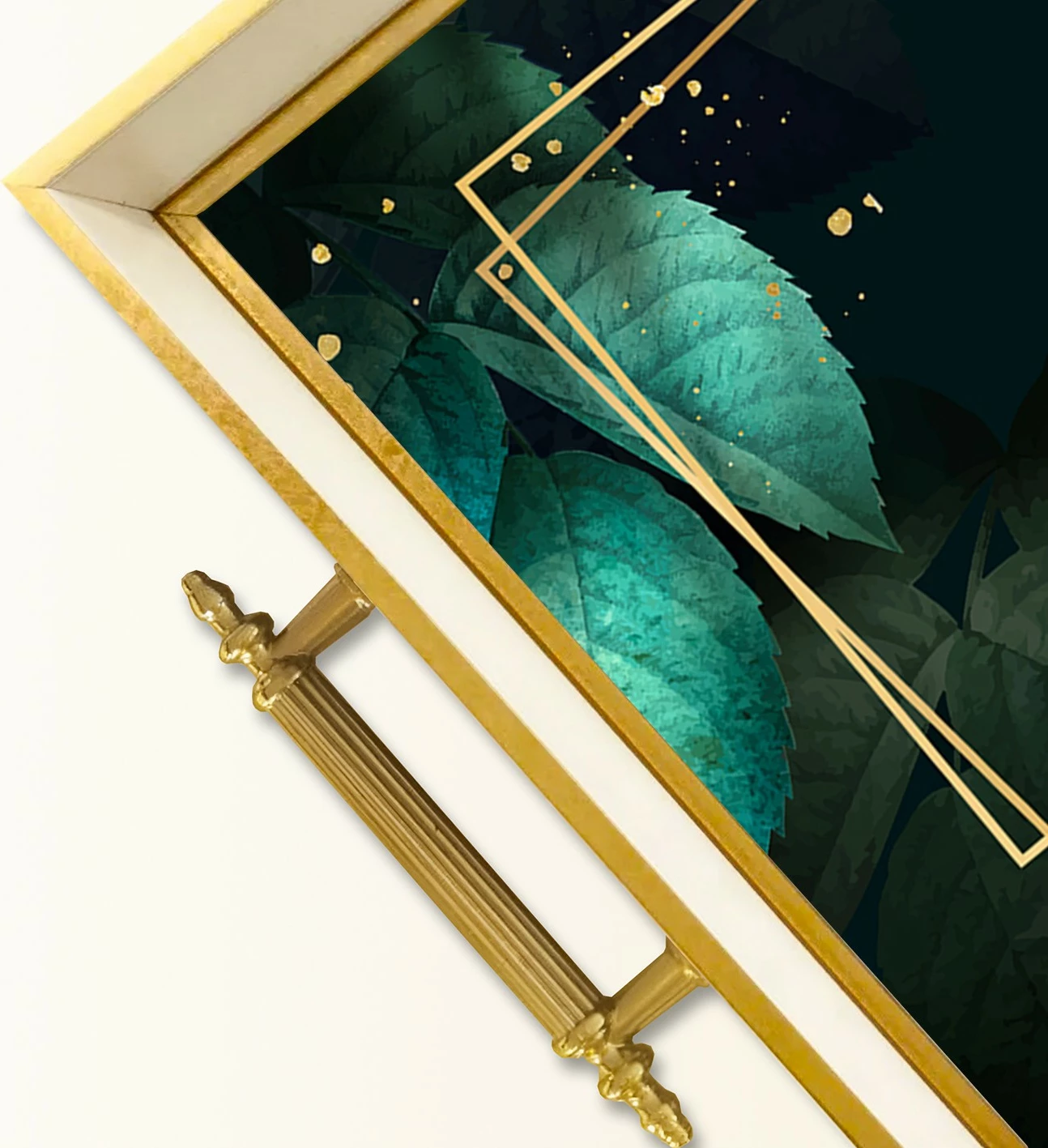 Pladenj iz stekla Aberto TPB9774, večbarven