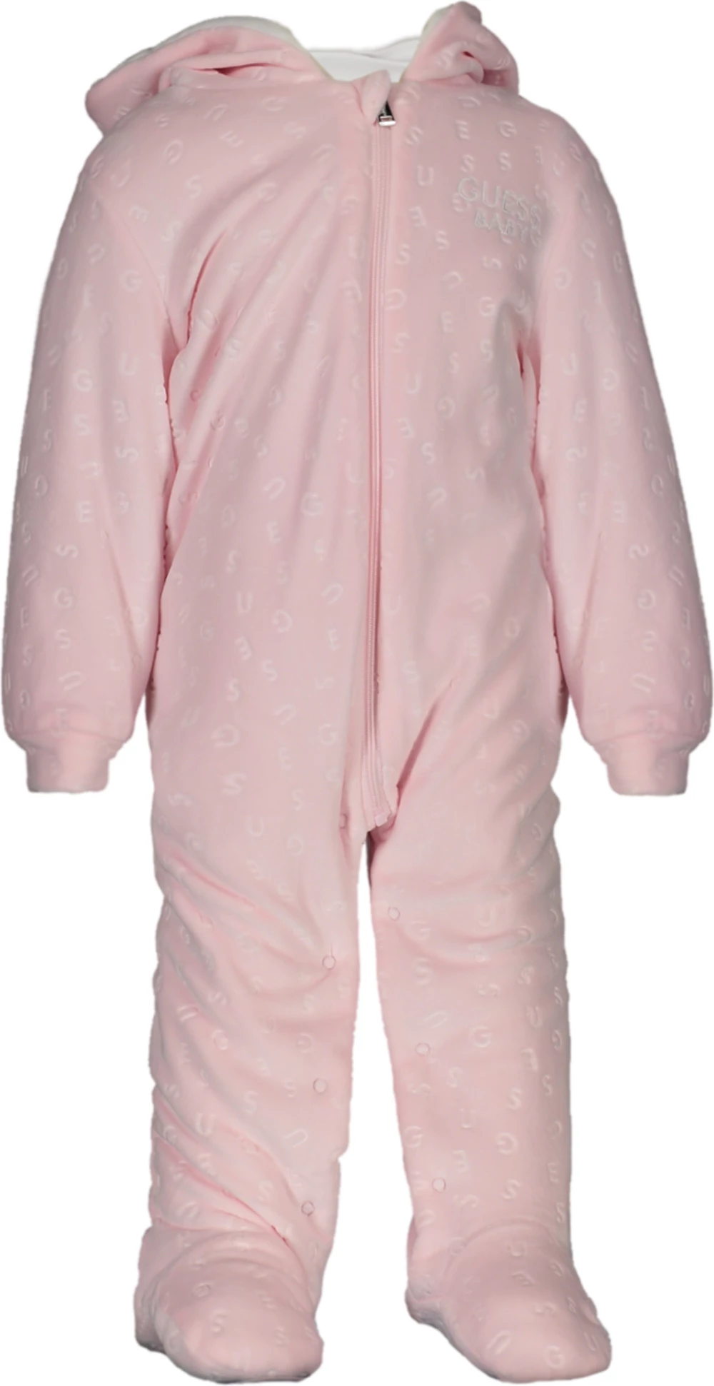 Romper za deklice GUESS JEANS, rožnat