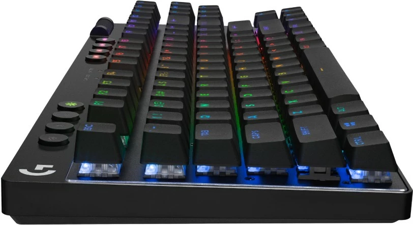 Mehanska tipkovnica brezžična Logitech G 920-012130, RGB LED, črna