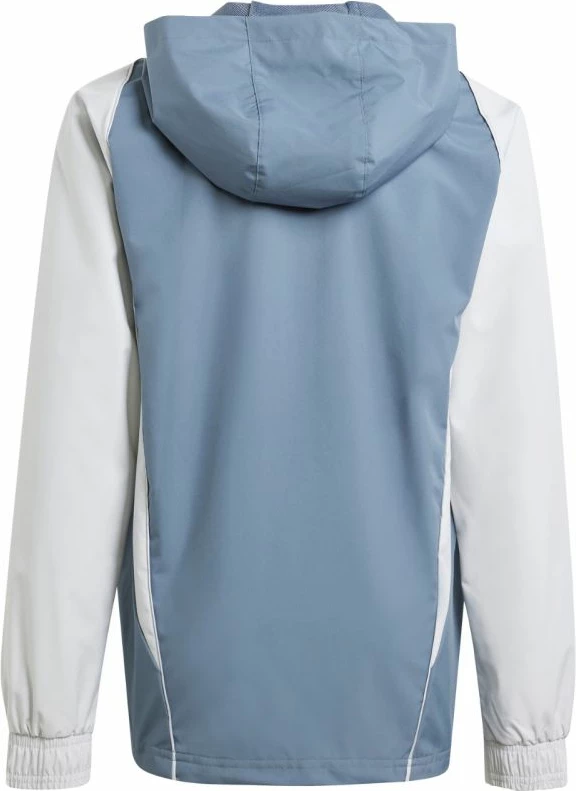 Otroška športna jakna adidas, bela in modra