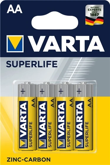 Baterija Superlife AA, Varta, siva