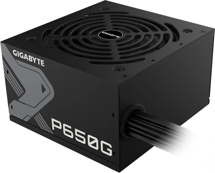 Napajalnik Gigabyte GP-P650G, 650 W, 20+4 pin ATX, črn