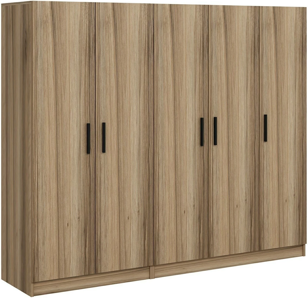 Omarica za oblačila, lesena, Skye Decor, 225 x 190 x 52 cm