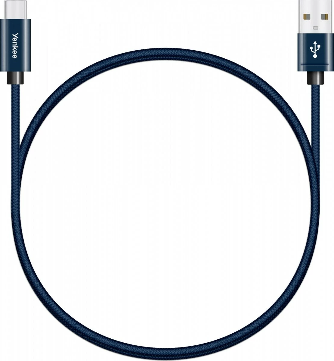 USB kabel A 2.0 na USB Type-C, Yenkee YCU 301BE, 1 m, temno moder