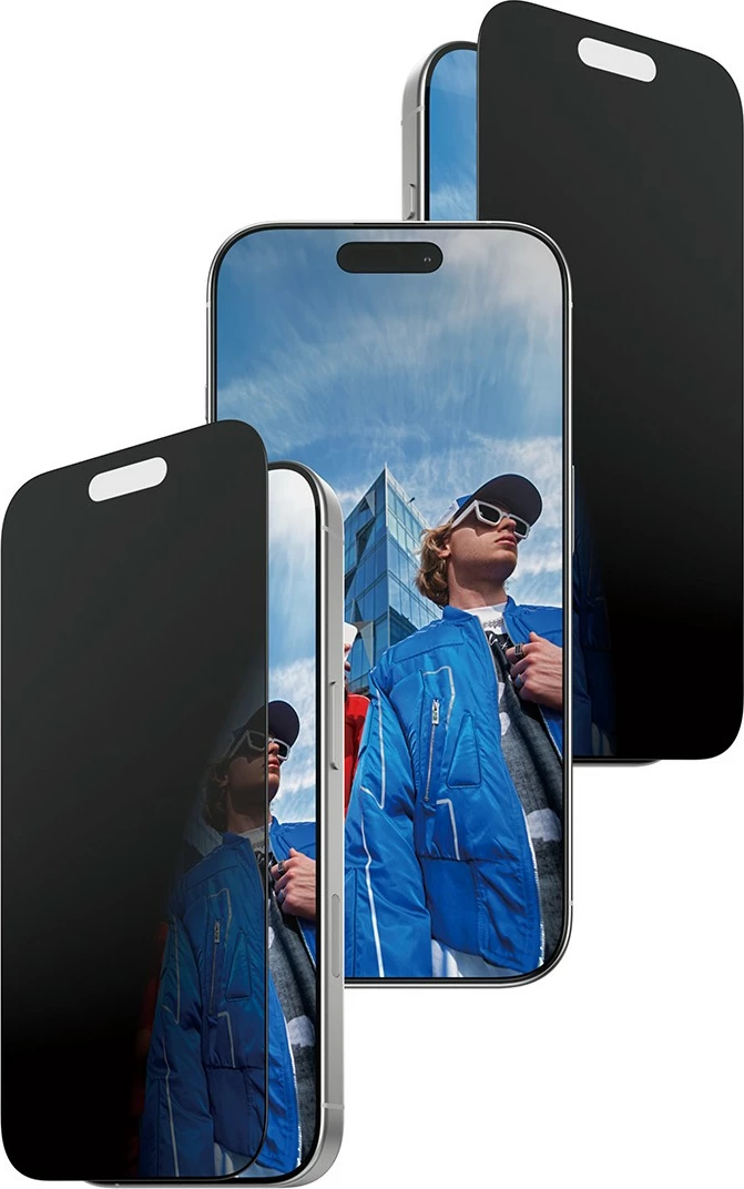 Zaščita zaslona za zasebnost za pametni telefon PanzerGlass, črna