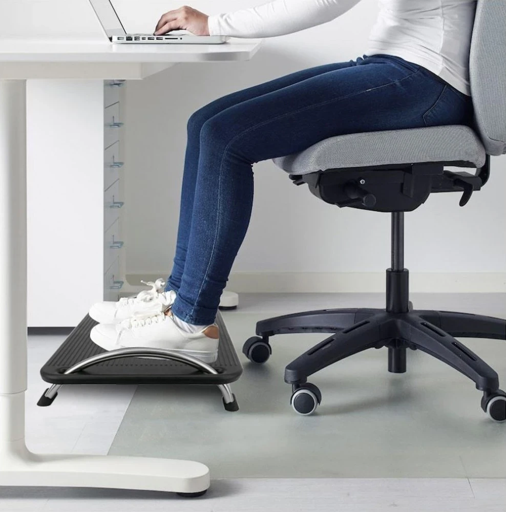 Ergonomska podpora za noge Techly ICA-FR 13, črna