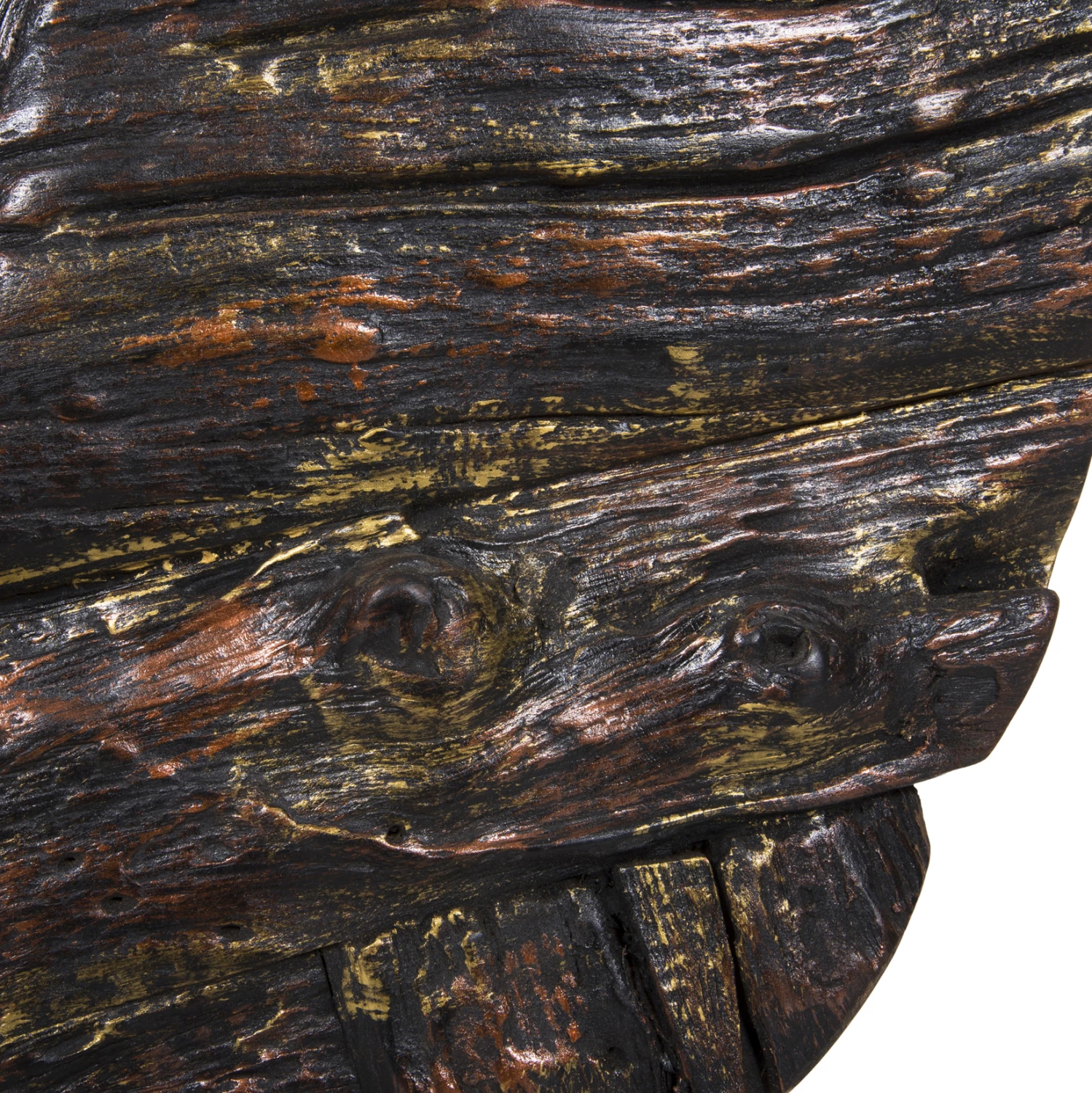 Namizna dekoracija FH7718 iz masivnega tikovega lesa naravna 50x15x64H