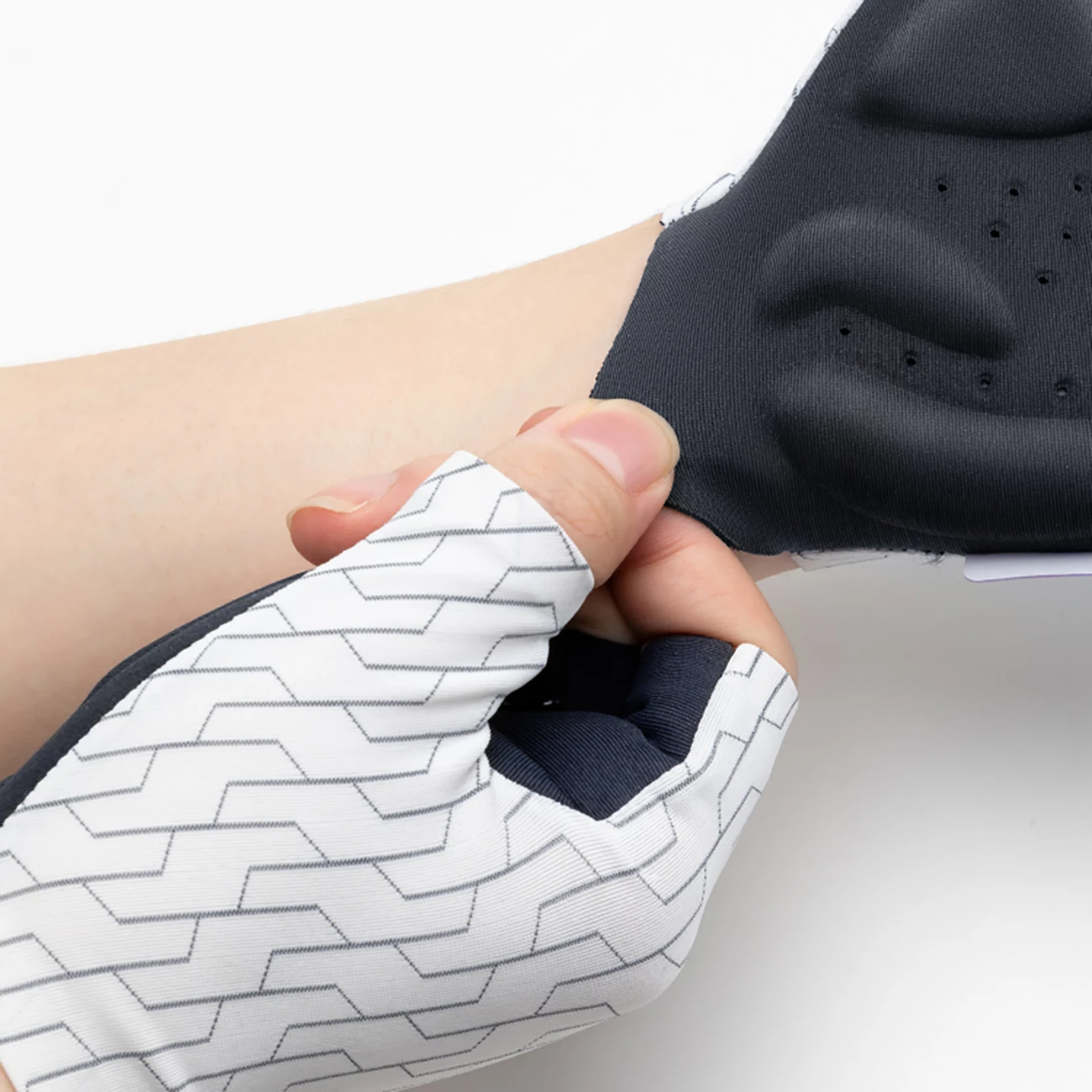 Rokavice za gorsko kolesarjenje MTB, Rockbros 1622004005, XL, bele in črne