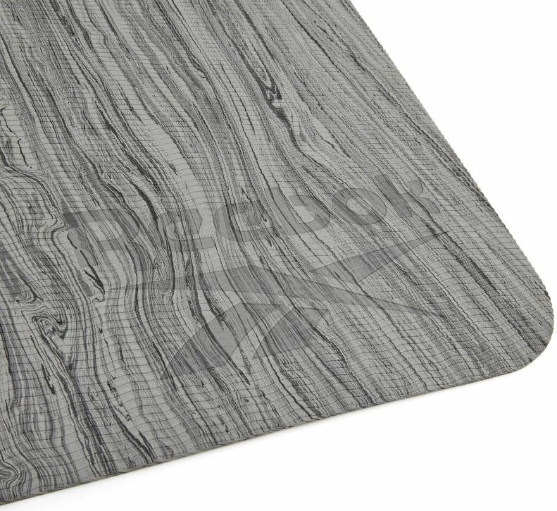 Joga preproga TPE 5 mm, Reebok, siva