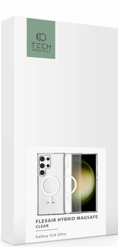 Prozoren ovitek Tech-Protect FlexAir Hybrid MagSafe za Samsung Galaxy S24 Ultra