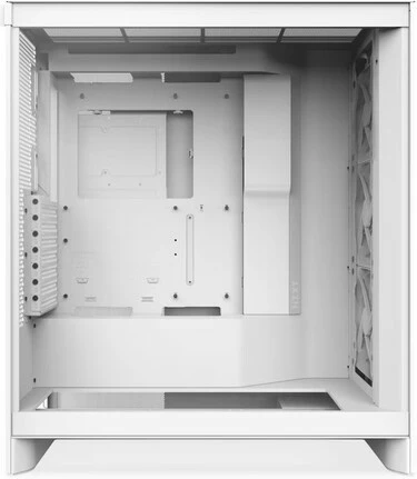 Računalniško ohišje Midi Tower z oknom iz kaljenega stekla, belo, NZXT H7 Flow