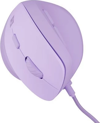 Vertikalni miška Natec Crake 2 Pro, 12800 DPI, 6 tipk, vijolična