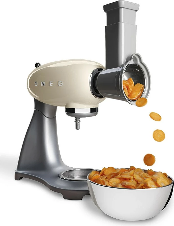 Set za rezanje zelenjave, SMEG SMSG01, za SMF01/02/03/13, inox, siva