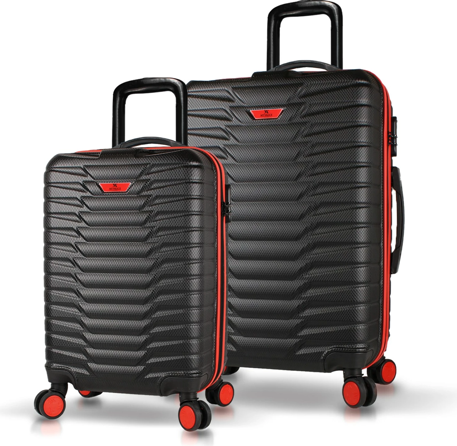 Set kovčkov (2 kosa) Zoozie Bags 5622, črn