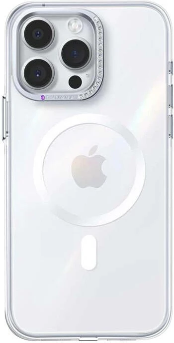 Prozoren ovitek z Magsafe kristali Joyroom PN-15B4 Glacier za iPhone 15 Pro Max