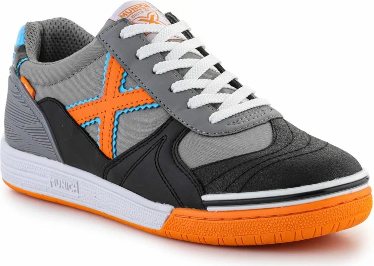 Športne superge za nogomet, Munich G-3 IN M 3111383, črno-sive